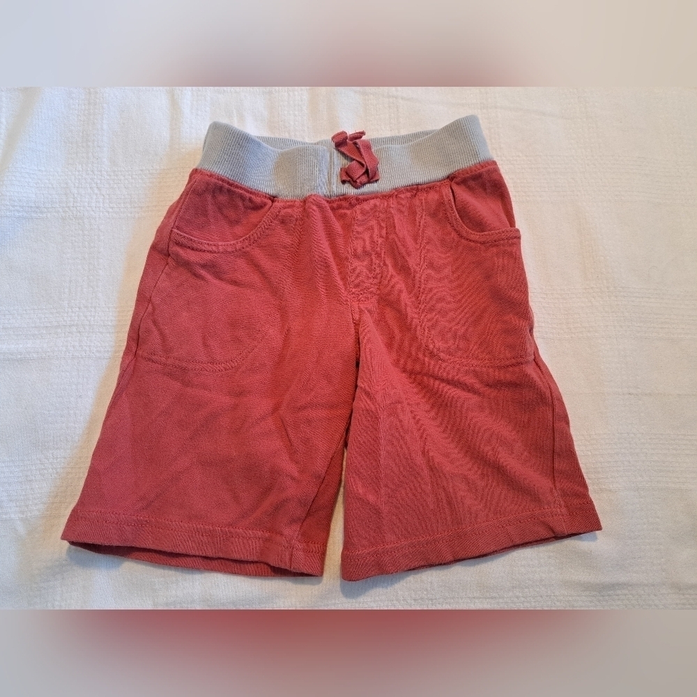 Gymboree boys size 4T orange & gray shorts, play condition